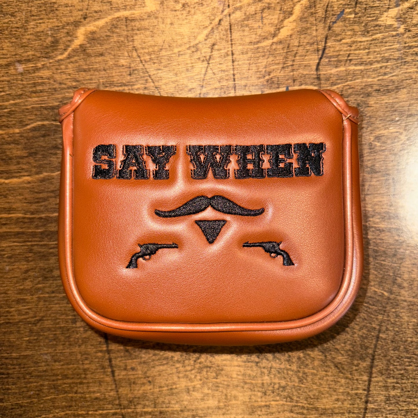 "Say When" Mallet Putter Cover