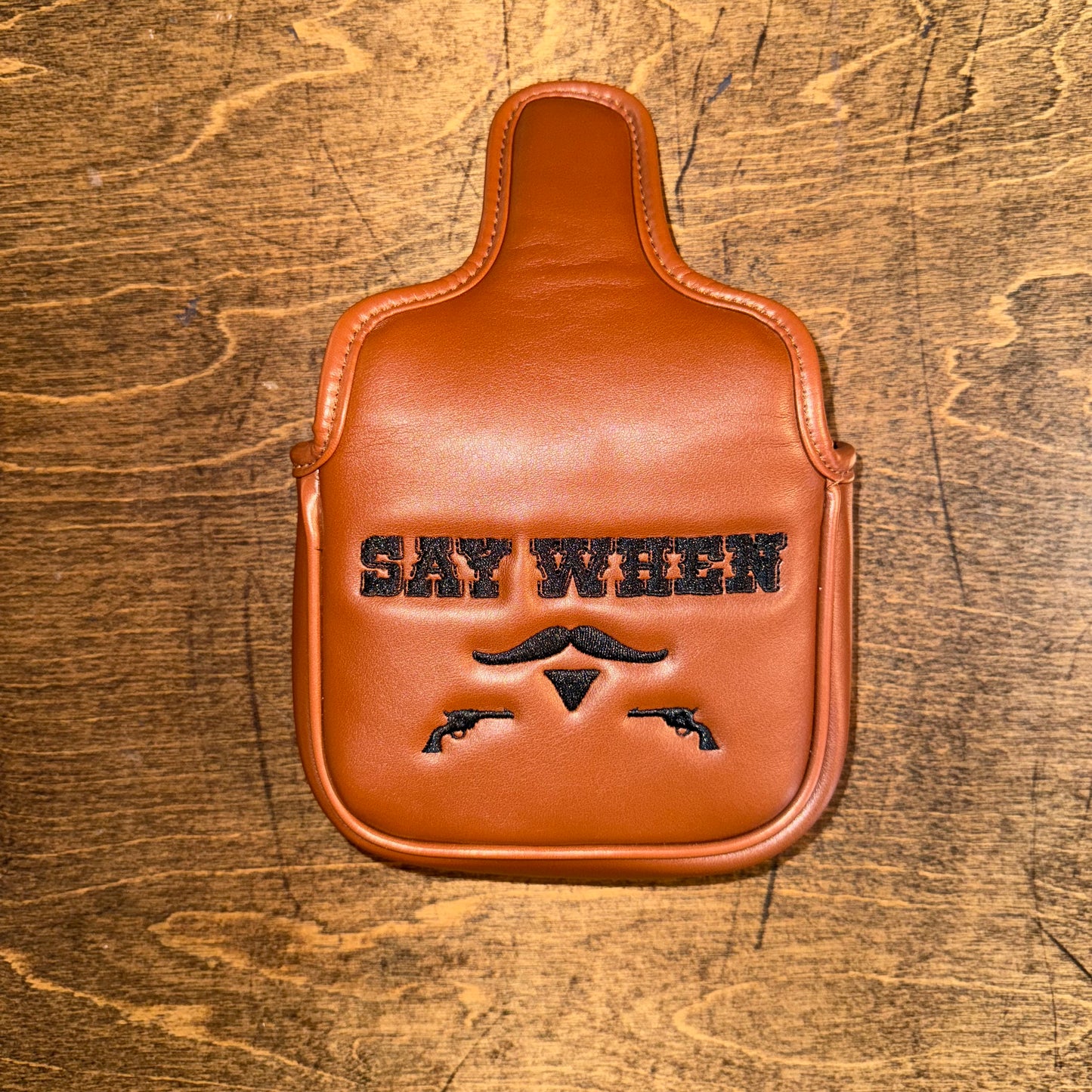 "Say When" Mallet Putter Cover