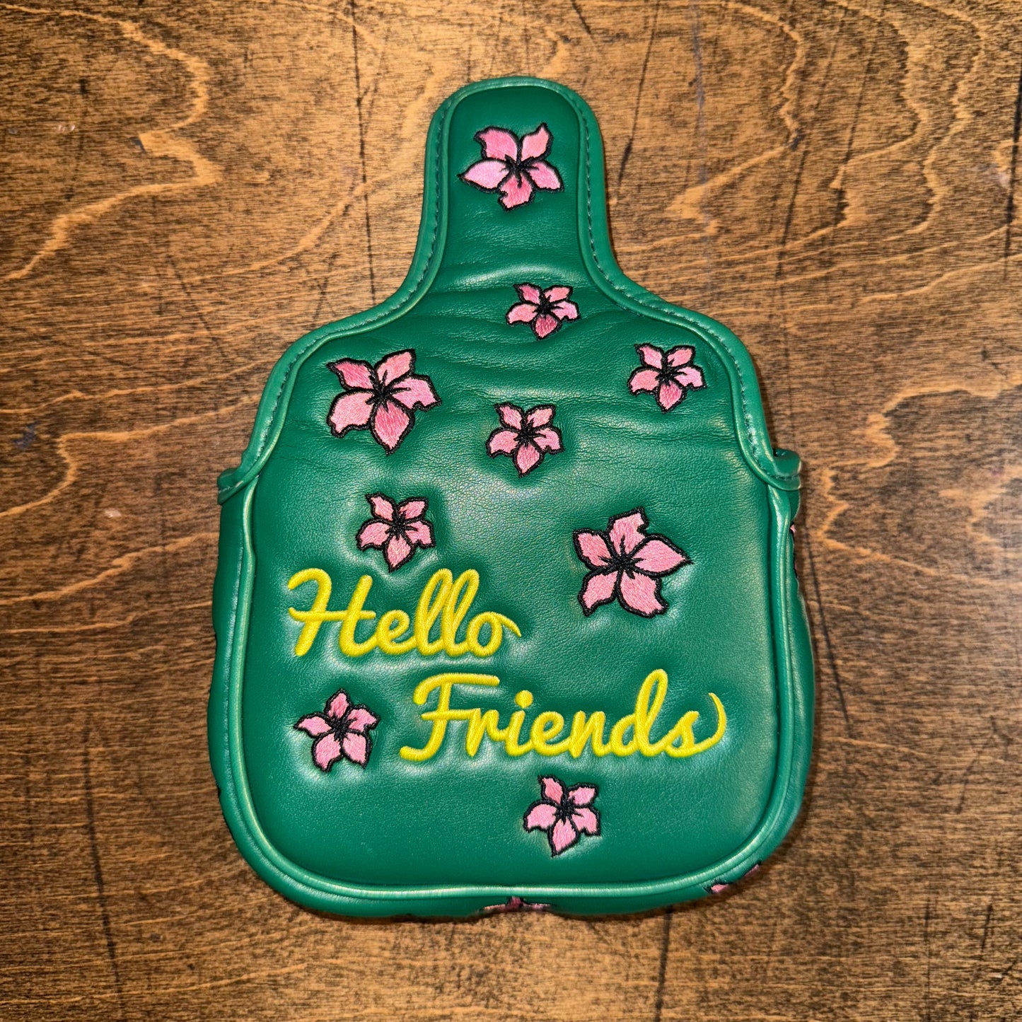 "Hello Friends" Mallet Putter Cover