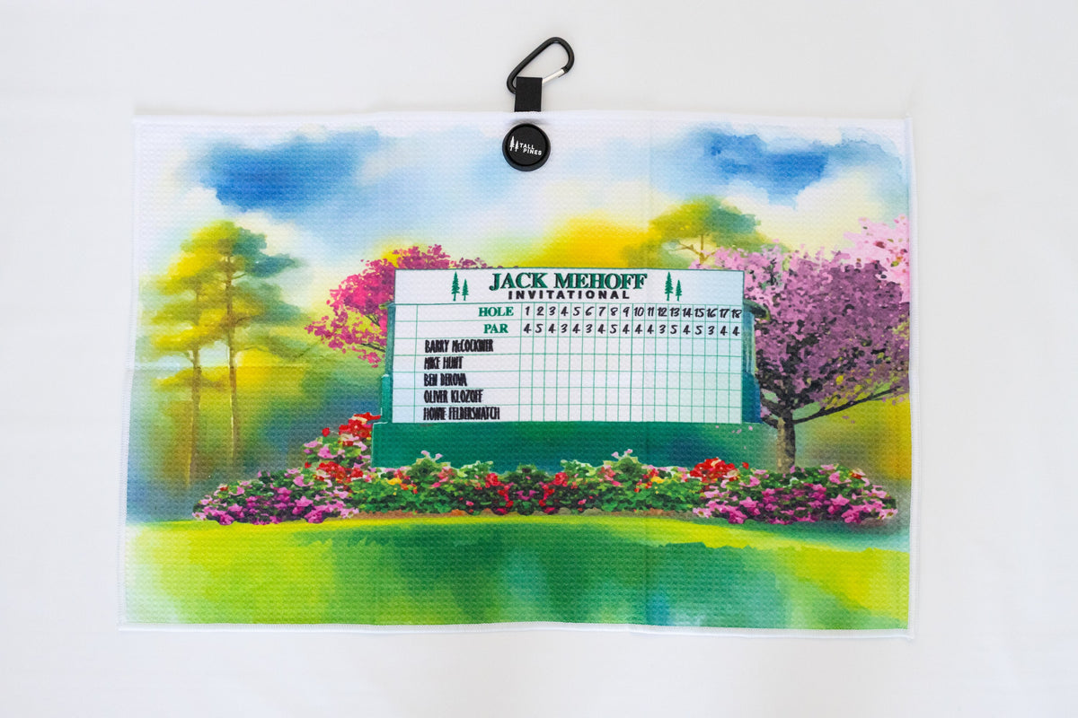 "Jack Mehoff Invitational" Magnetic Golf Towel