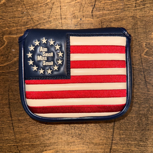 "Aim Small Miss Small" Mallet Putter Cover