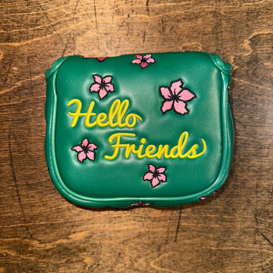 "Hello Friends" Mallet Putter Cover
