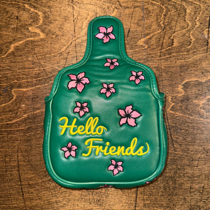 "Hello Friends" Mallet Putter Cover