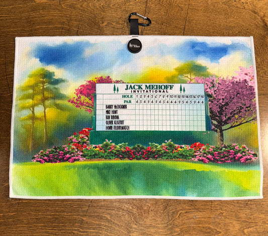"Jack Mehoff Invitational" Magnetic Golf Towel