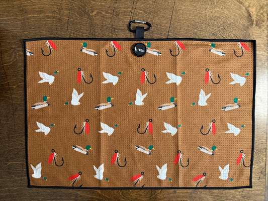 "Duck Hook" Magnetic Golf Towel