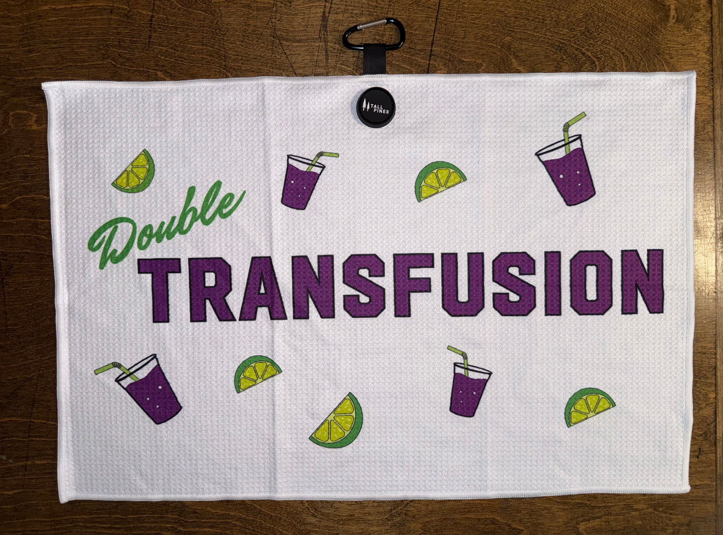 "Double Transfusion" Magnetic Golf Towel