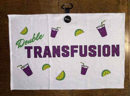 "Double Transfusion" Magnetic Golf Towel
