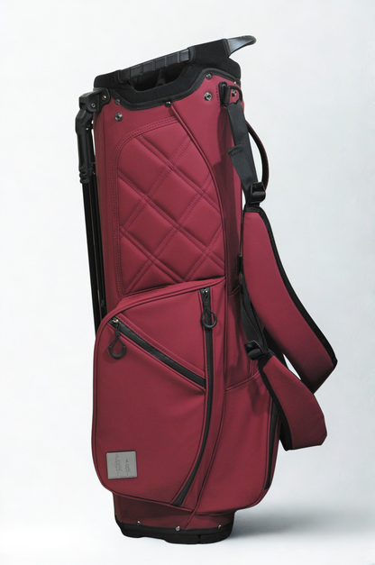 "The Producer" Stand Bag - Bordeaux Red