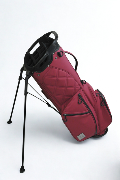 "The Producer" Stand Bag - Bordeaux Red