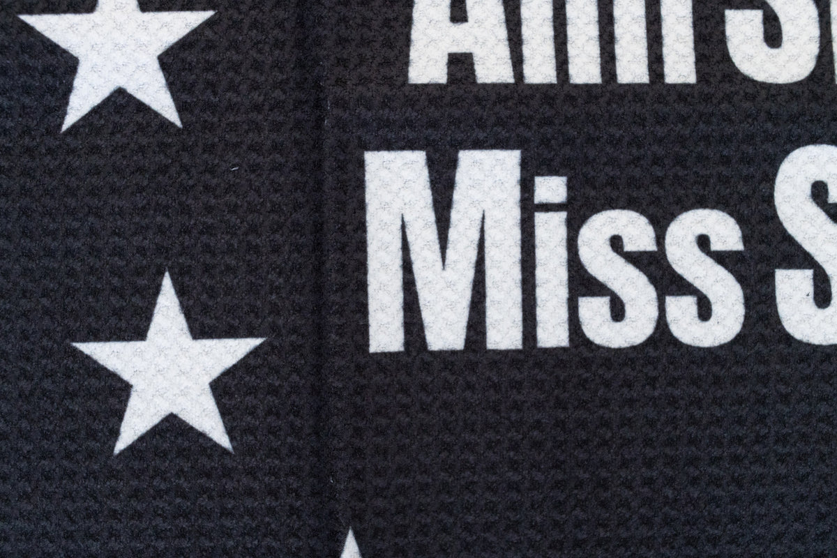 "Aim Small Miss Small" Magnetic Golf Towel