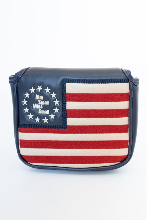 "Aim Small Miss Small" Standard Mallet Putter Cover