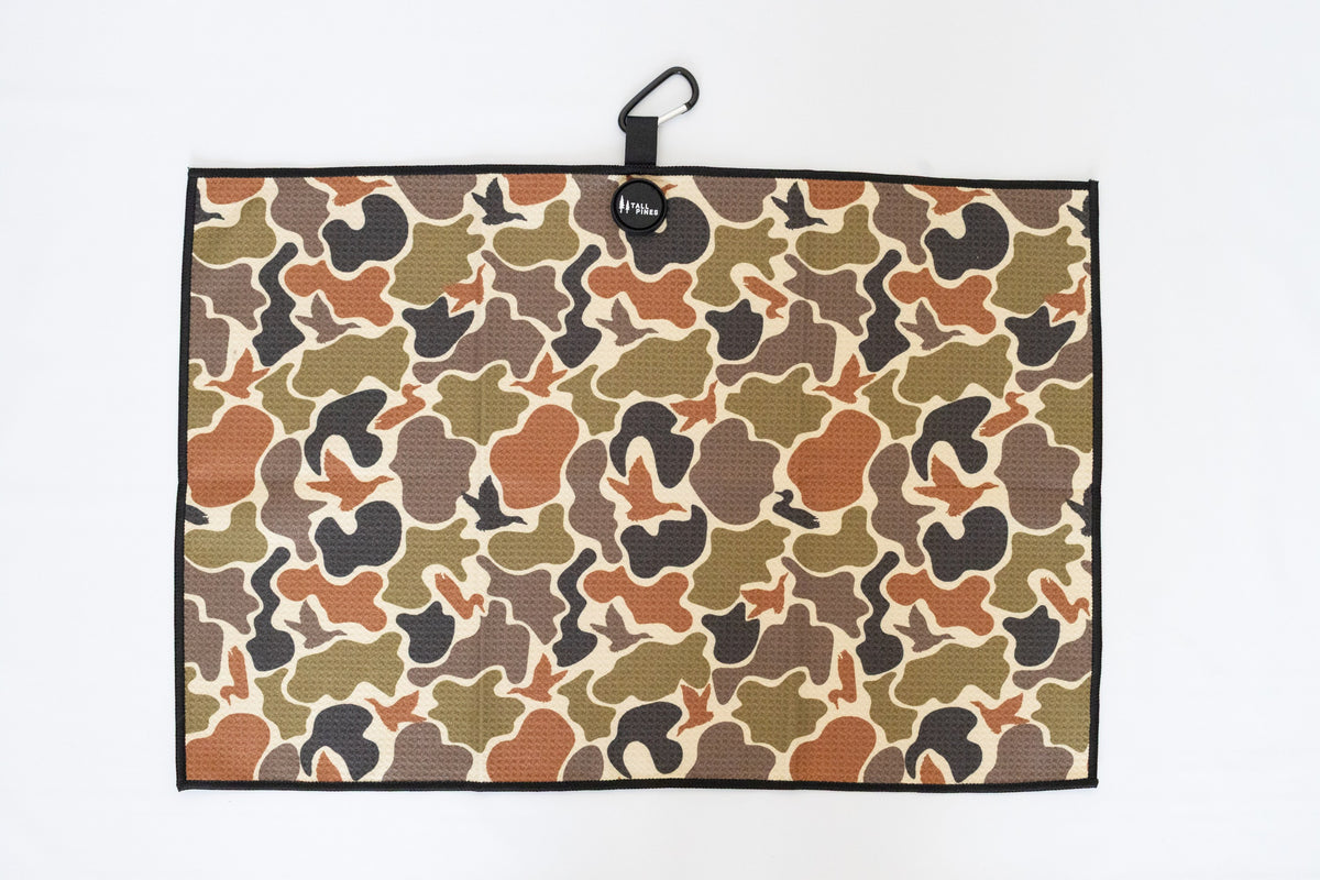 "Duck Camo" Magnetic Golf Towel