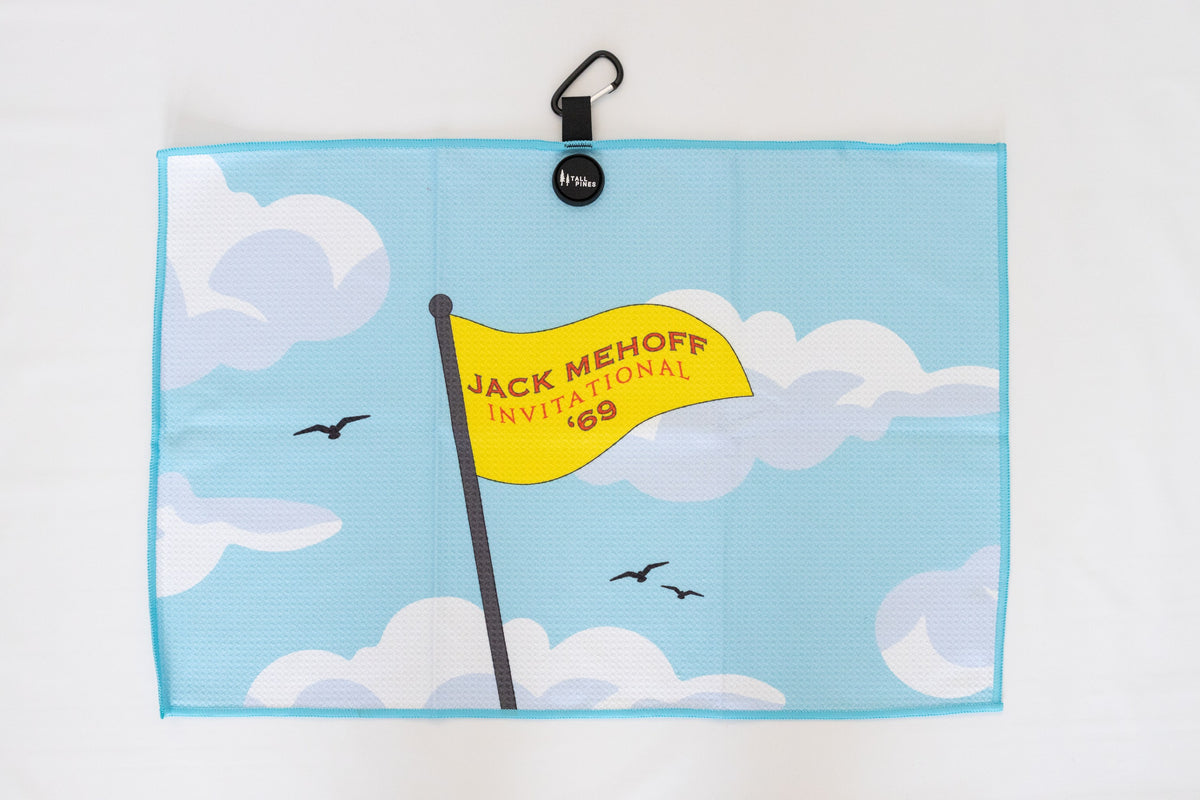 "Jack Mehoff Flag" Magnetic Golf Towel