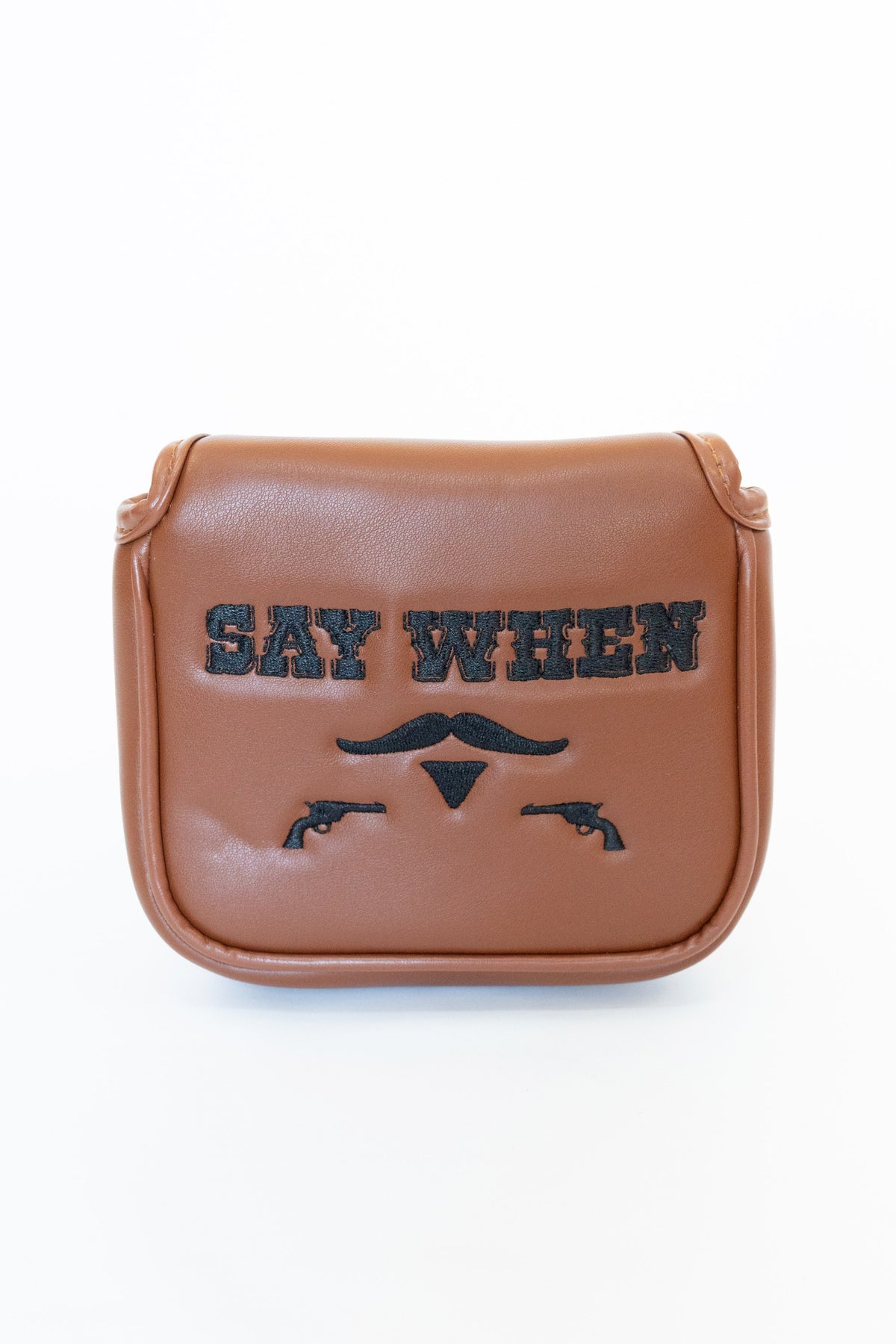 "Say When" Standard Mallet Putter Cover