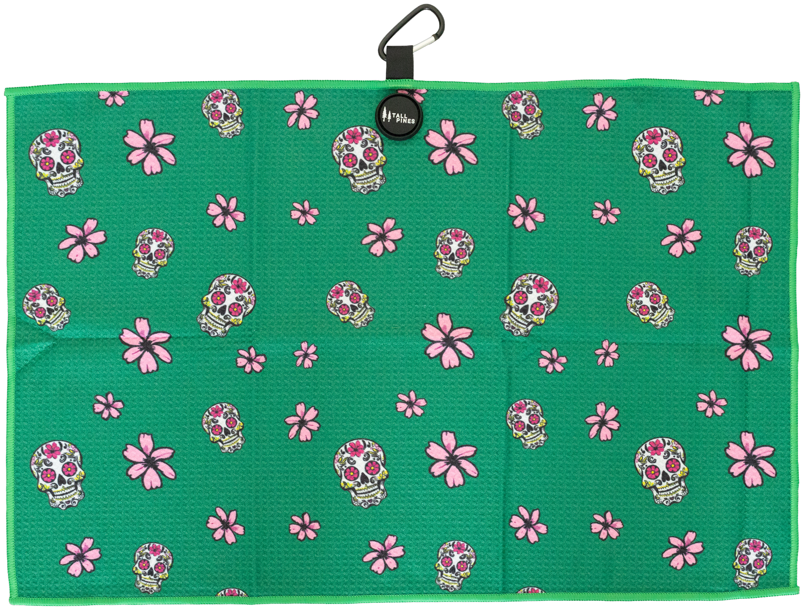 "Augusta Sugar Skull" Magnetic Golf Towel