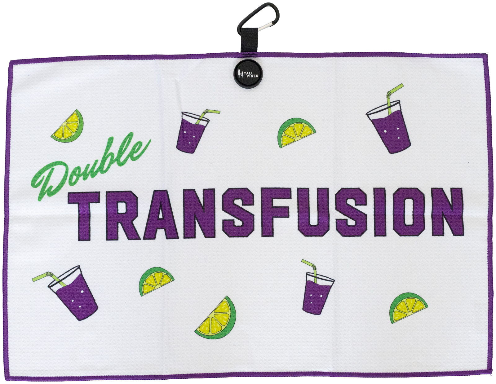 "Double Transfusion" Magnetic Golf Towel