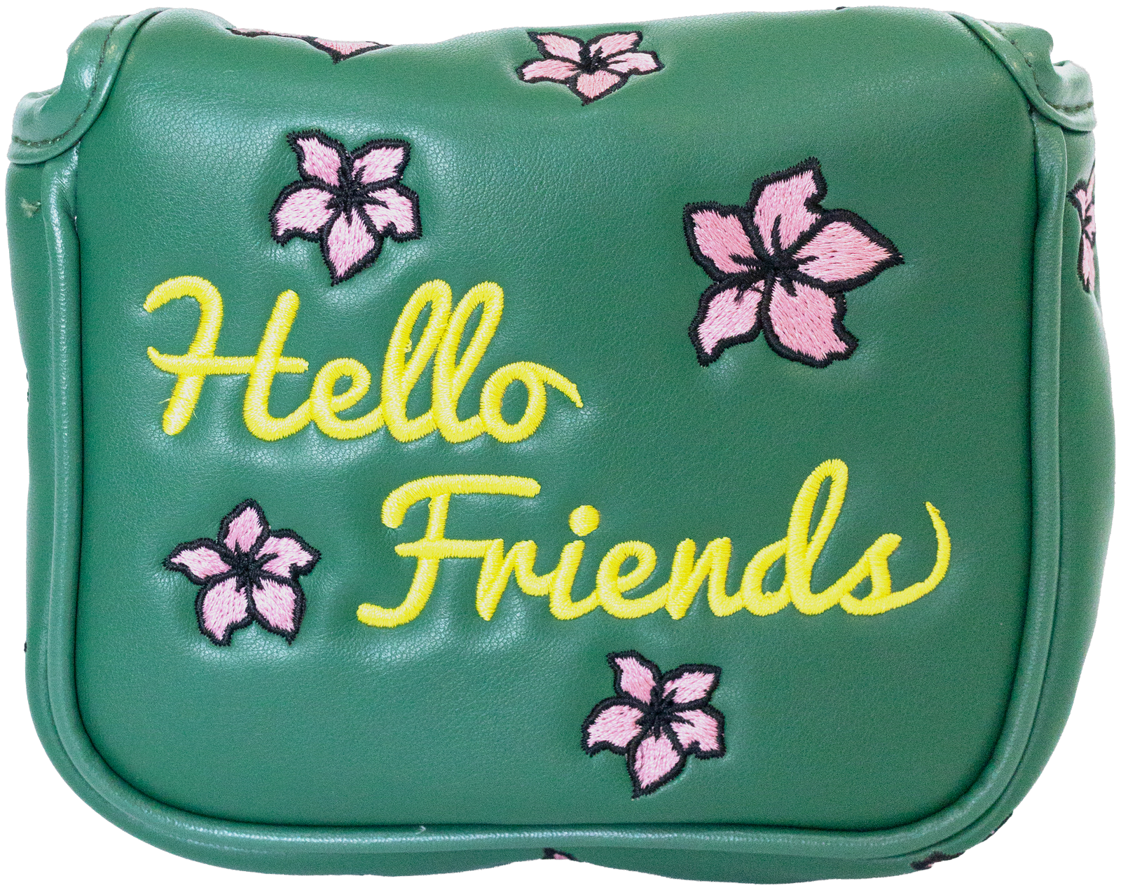 "Hello Friends" Standard Mallet Putter Cover