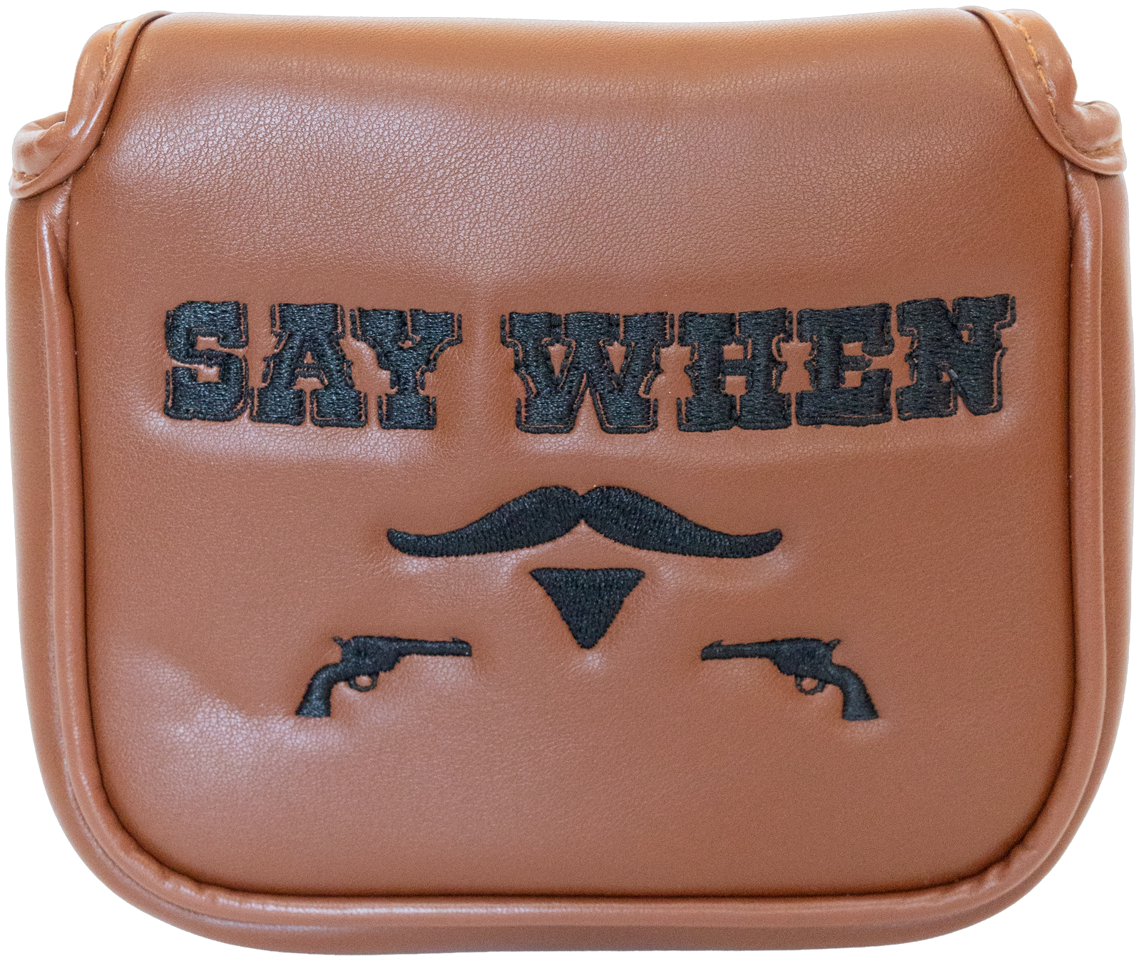 "Say When" Standard Mallet Putter Cover